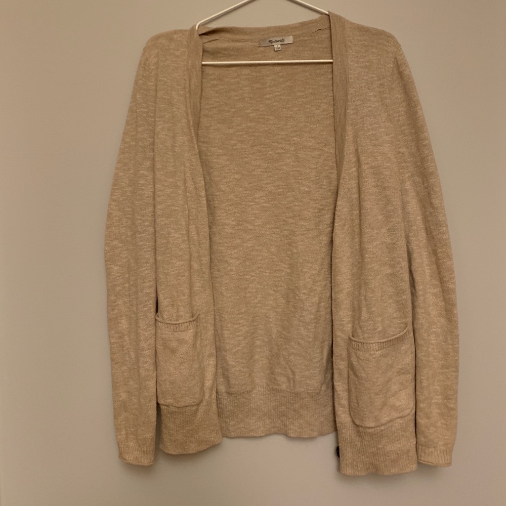 Oatmeal Madewell cardigan
